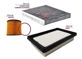 Kit De Filtros Carbón Activado 3 Piezas