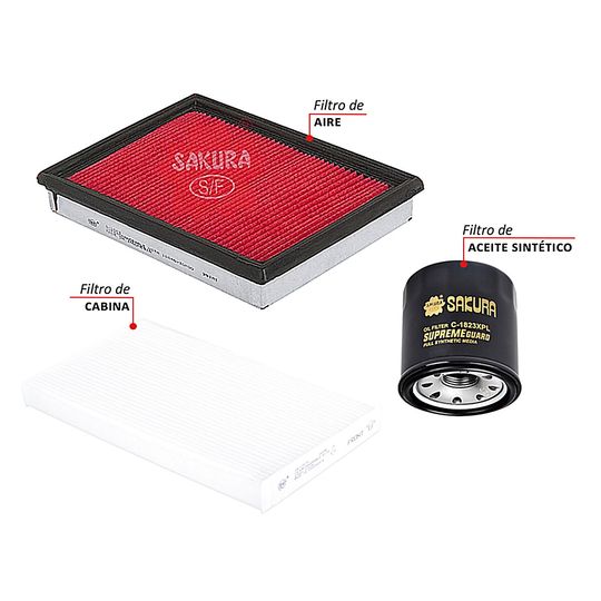 sakura-kit-de-filtros-sintetico-3-piezas-nissan-sentra-2013-2020-sentra-l4-1-8l-l4-1-6l-l4-2-0l-0 sakura-kit-de-filtros-sintetico-3-piezas-nissan-sentra-2013-2020-sentra-l4-1-8l-l4-1-6l-l4-2-0l-0