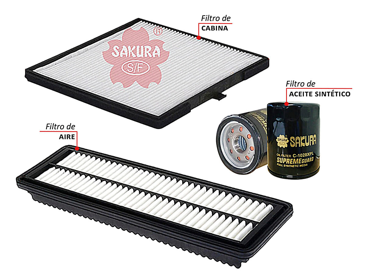 Kit De Filtros Sintético 3 Piezas