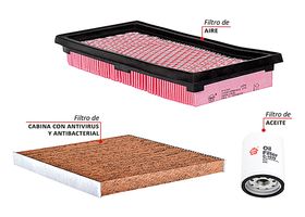 Kit De Filtros Antivirus Y Antibacterial 3 Piezas