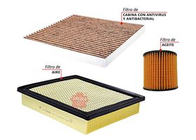 Kit De Filtros Antivirus Y Antibacterial 3 Piezas