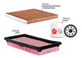 Kit De Filtros Antivirus Y Antibacterial 3 Piezas