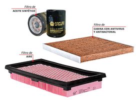 Kit De Filtros Antivirus Y Antibacterial Sintético 3 Piezas