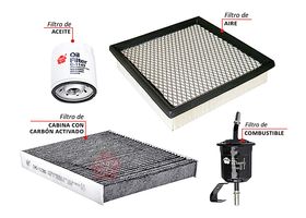 Kit De Filtros Carbón Activado 4 Piezas