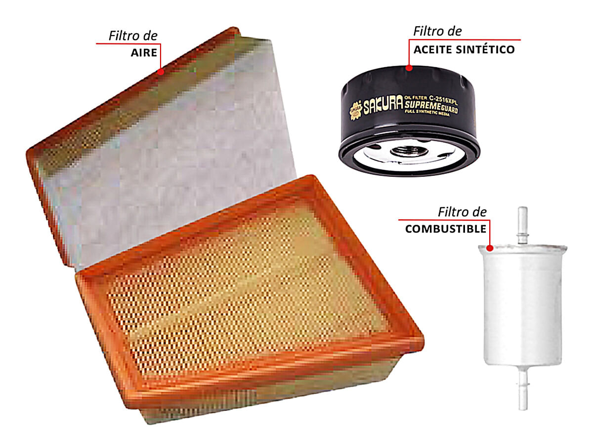 Kit De Filtros Sintético 3 Piezas