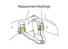 Buje Horquilla Delantera Lado Conductor O Pasajero