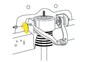 Placa Para Ajuste De Caster/Camber Delantero