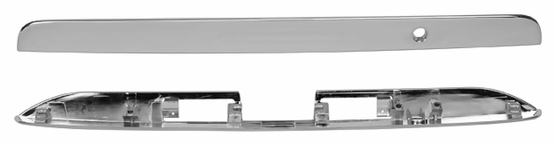 Moldura Para 5ta Puerta Cromada C/Hoyo P/Llave S/Luz Placa S/Manija
