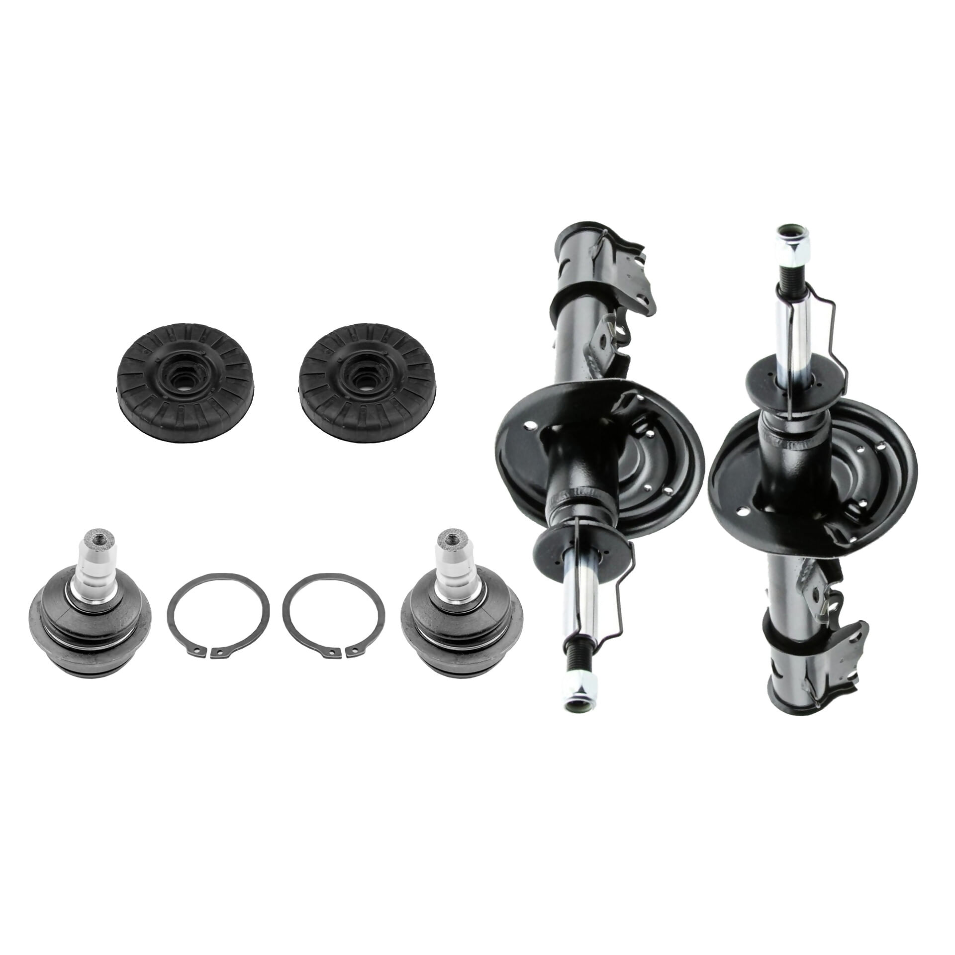 Kit De Amortiguadores, Rótulas Y Bases (6 Piezas)