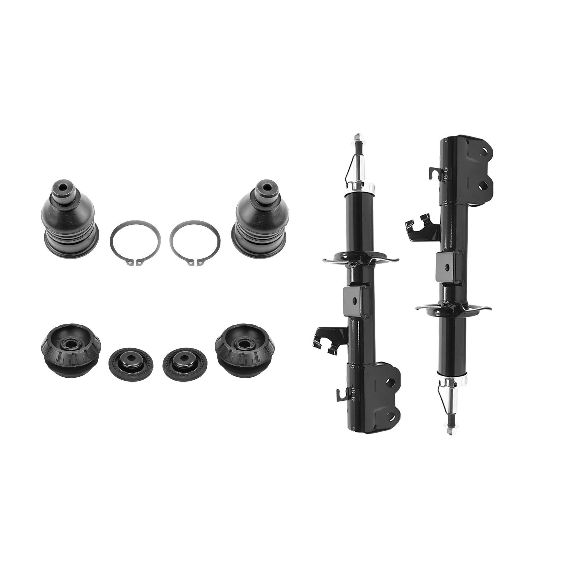 Kit De Amortiguadores, Rótulas Y Bases (6 Piezas)