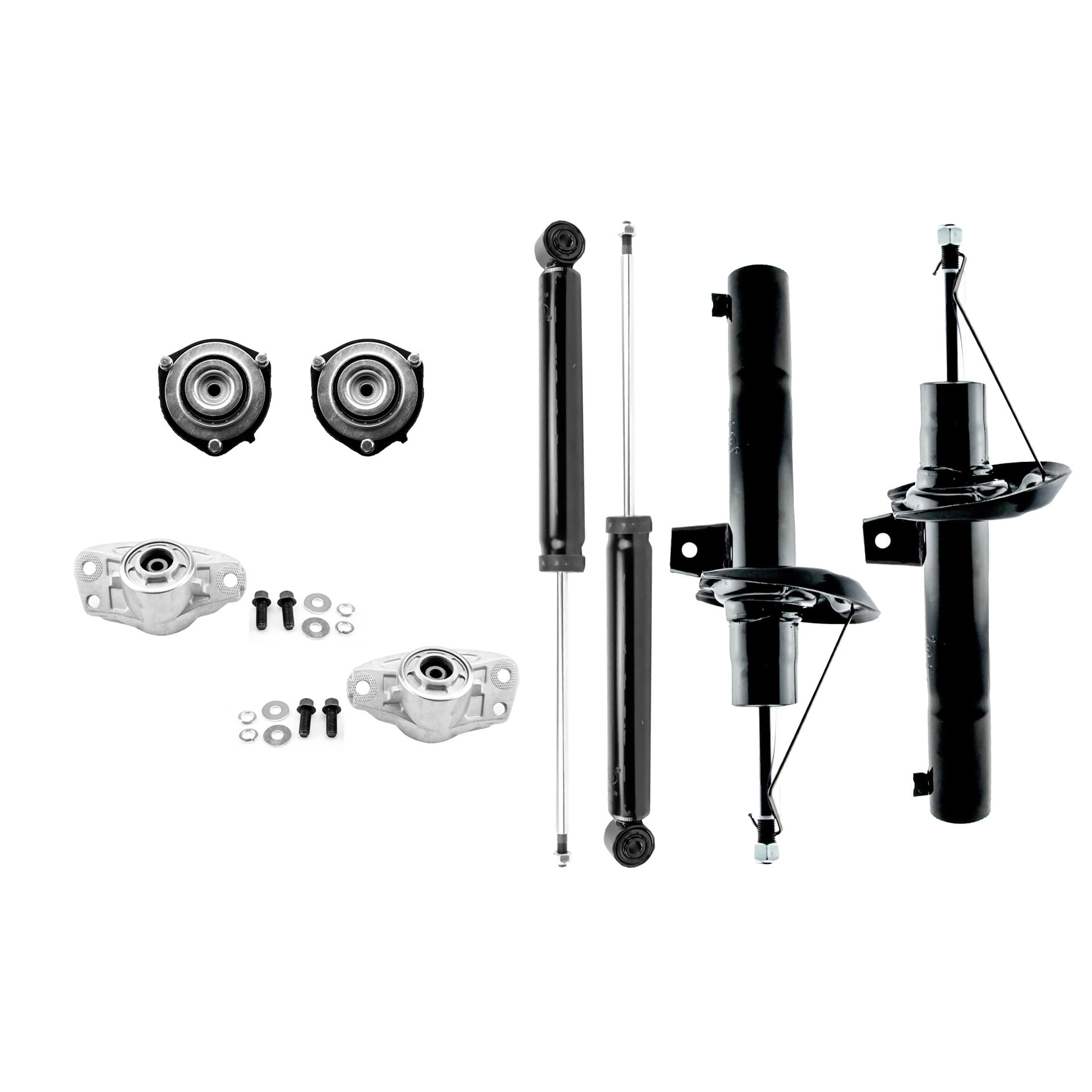 Kit De Amortiguadores Y Bases (8 Piezas)