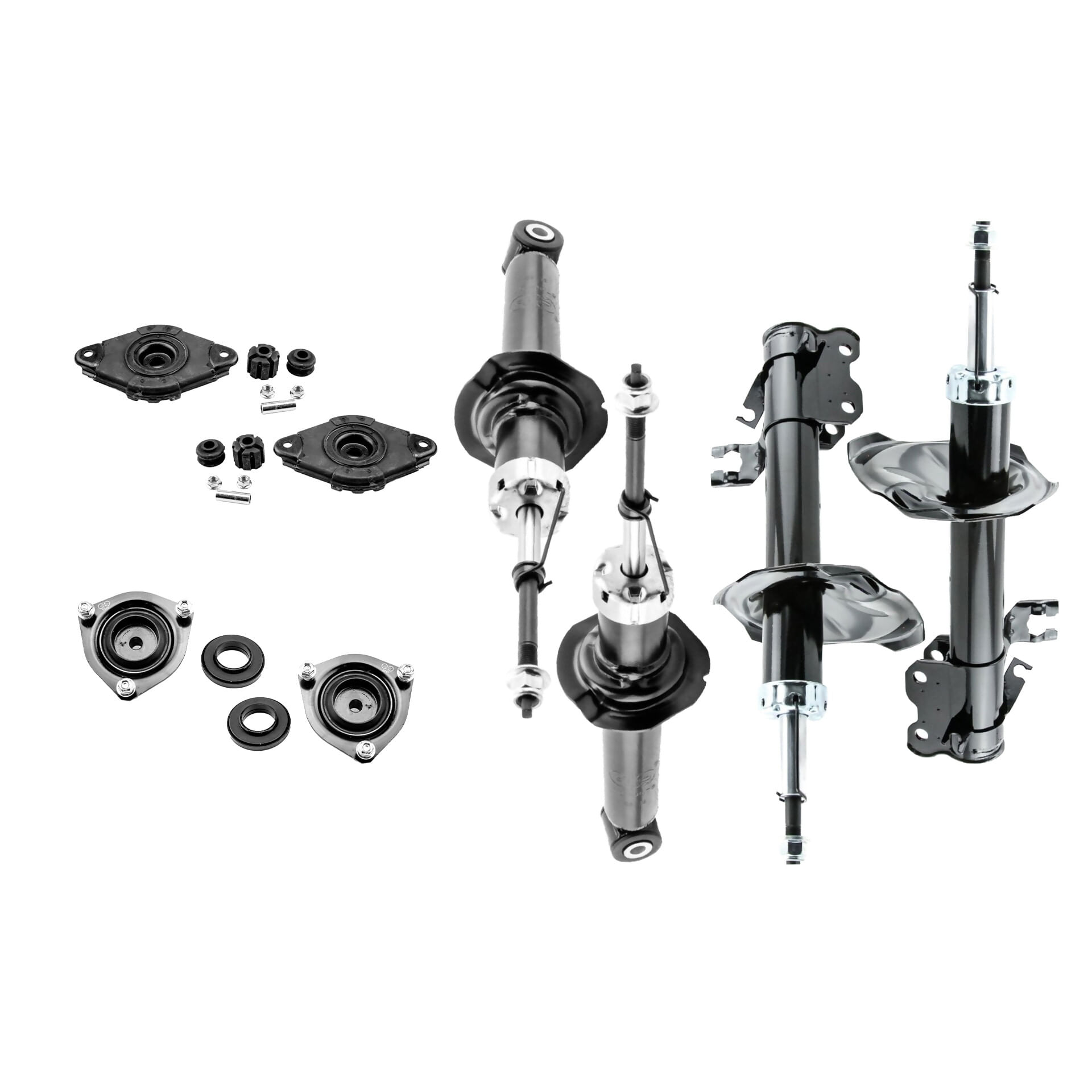 Kit De Amortiguadores Y Bases (8 Piezas)