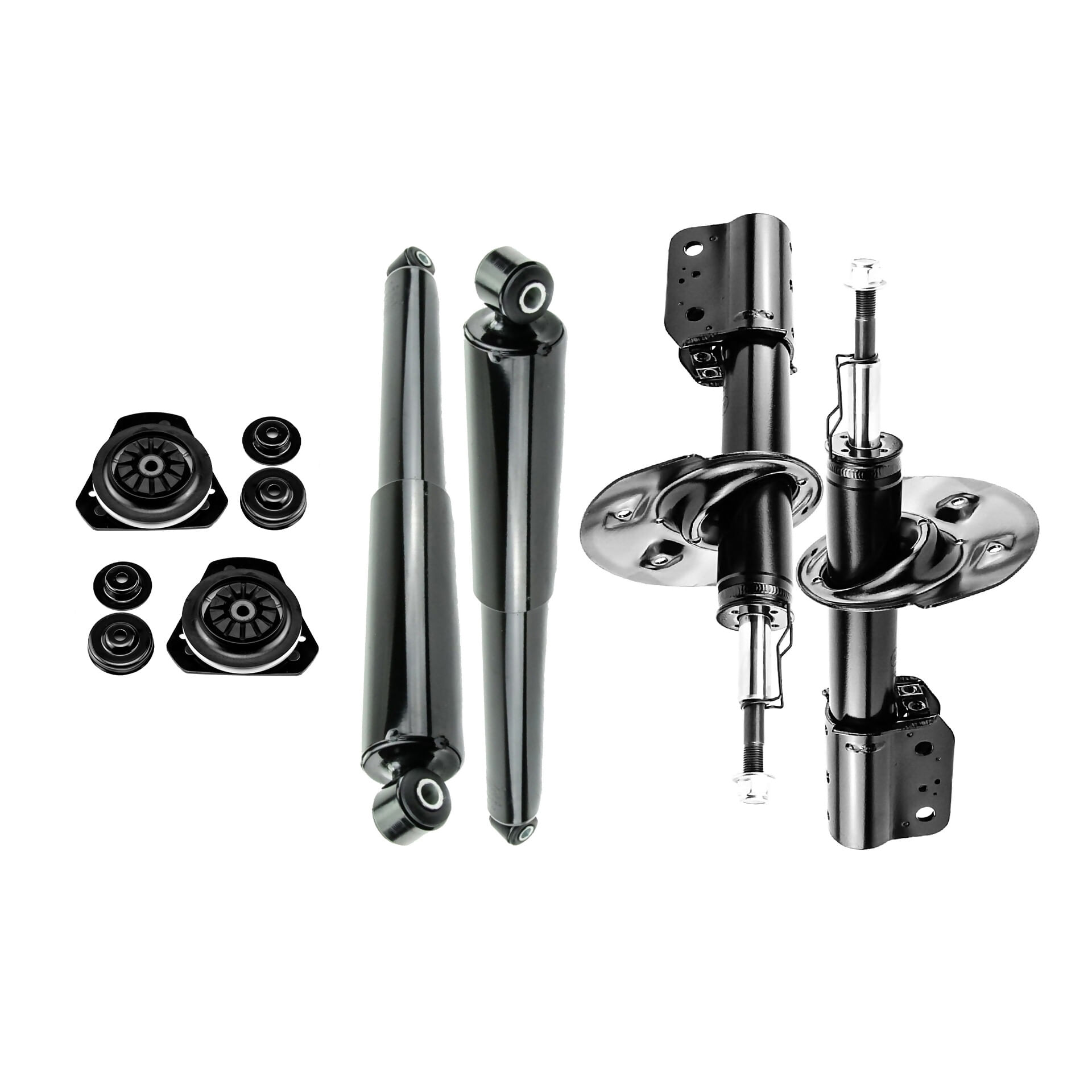 Kit De Amortiguadores Y Bases (6 Piezas)