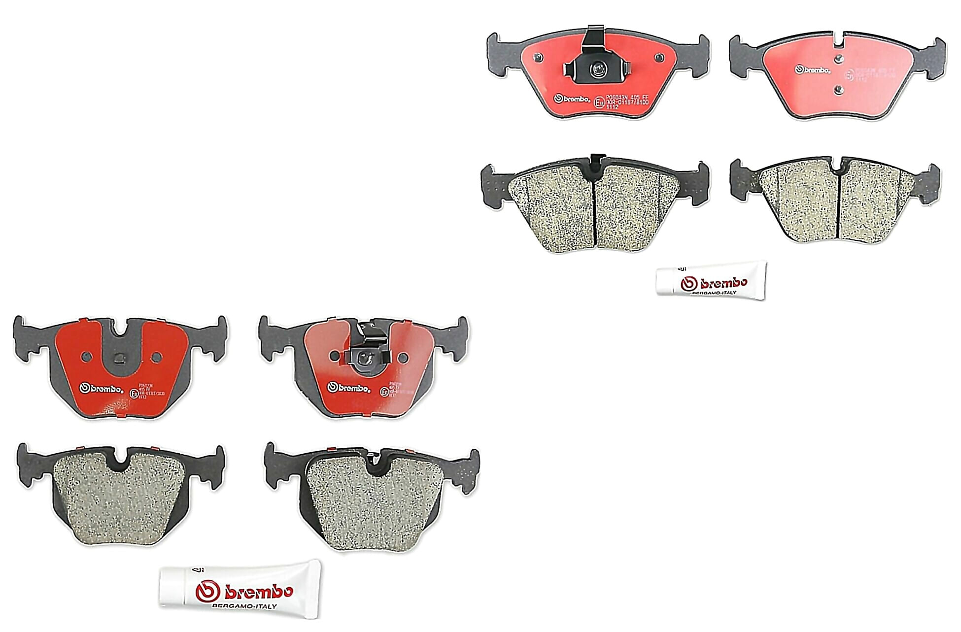 Kit De Balatas Bajos Metales Delanteras y Traseras