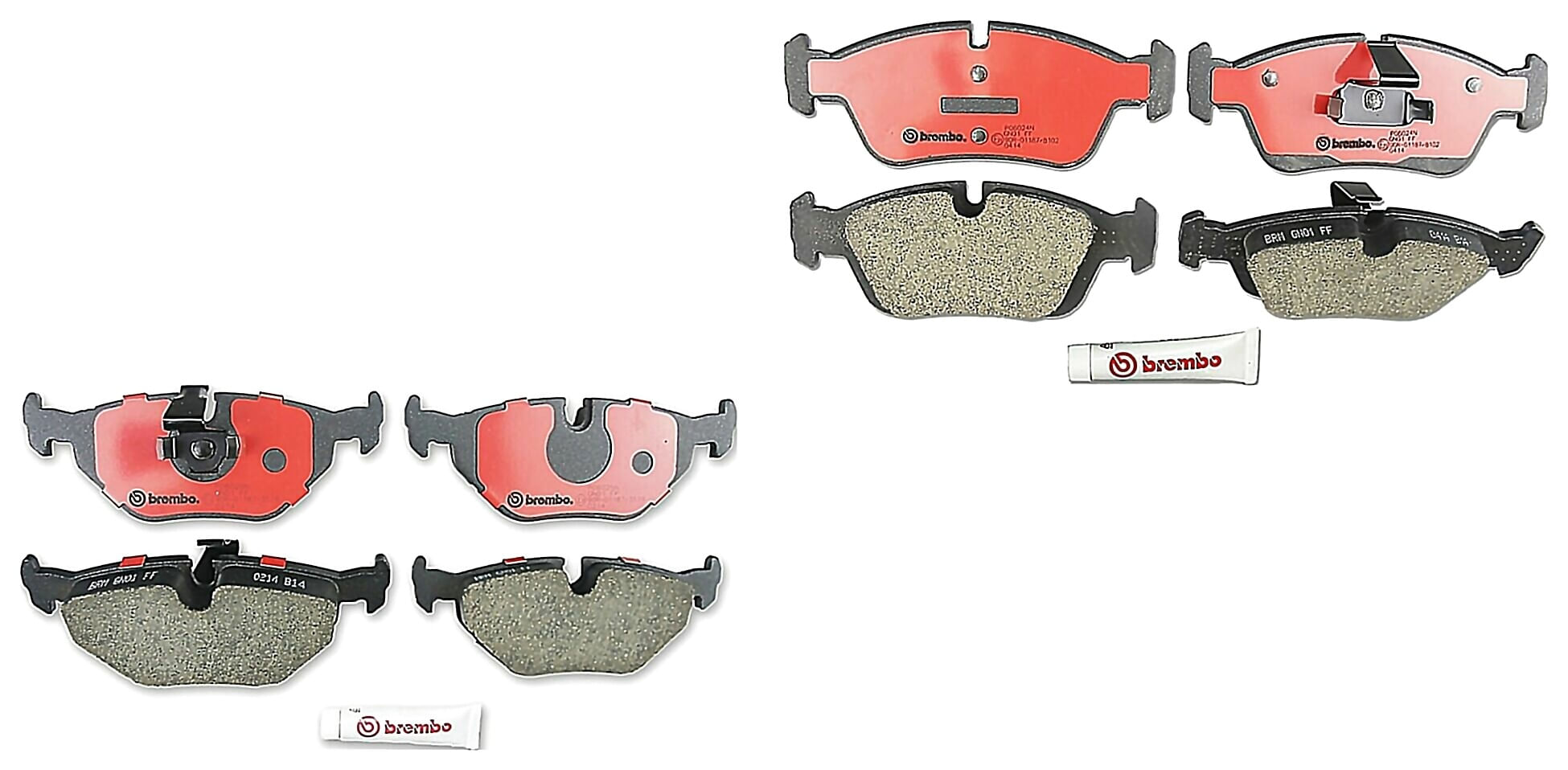 Kit De Balatas Bajos Metales Delanteras y Traseras