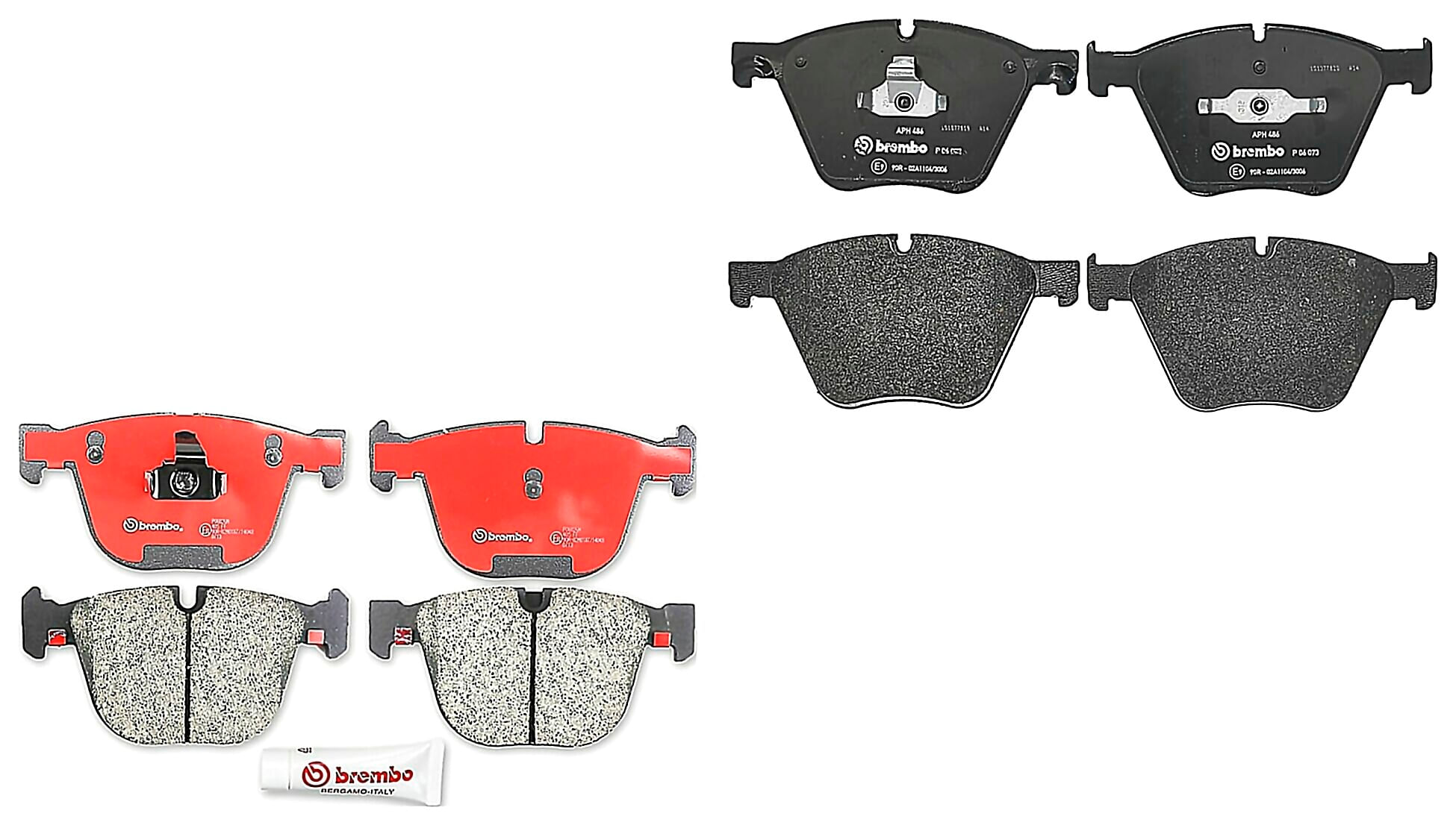 Kit De Balatas Bajos Metales Delanteras y Traseras