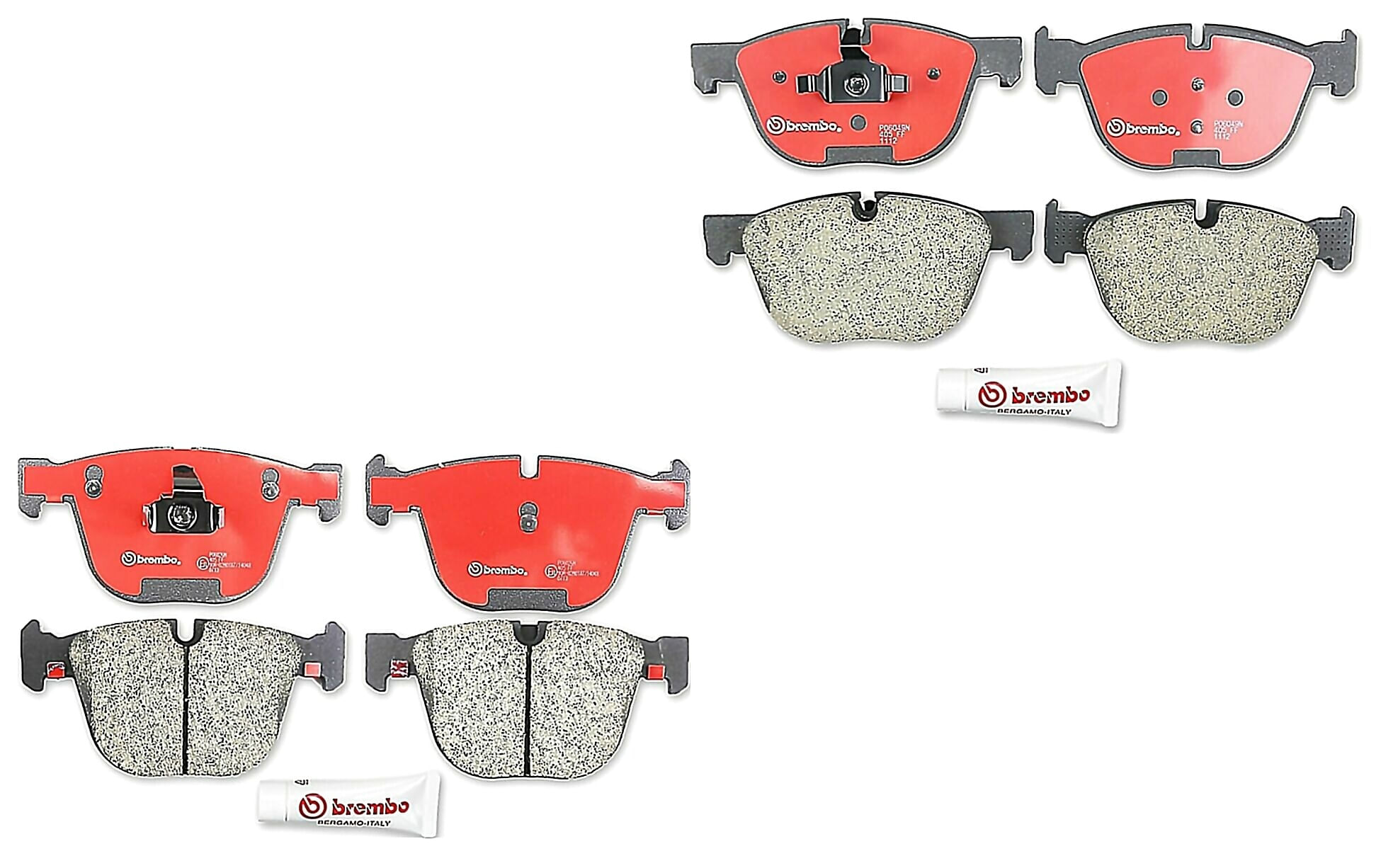 Kit De Balatas Bajos Metales Delanteras y Traseras