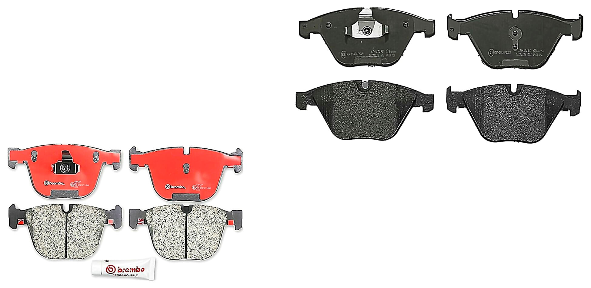 Kit De Balatas Bajos Metales Delanteras y Traseras