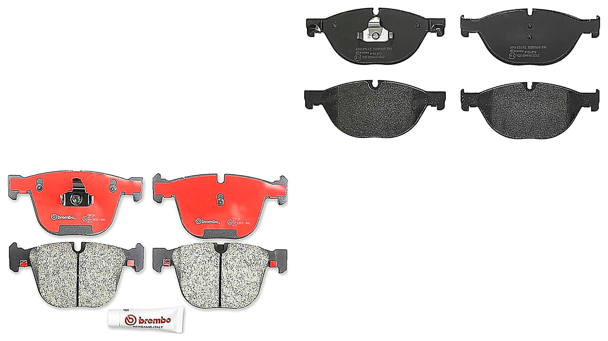 Kit De Balatas Bajos Metales Delanteras y Traseras