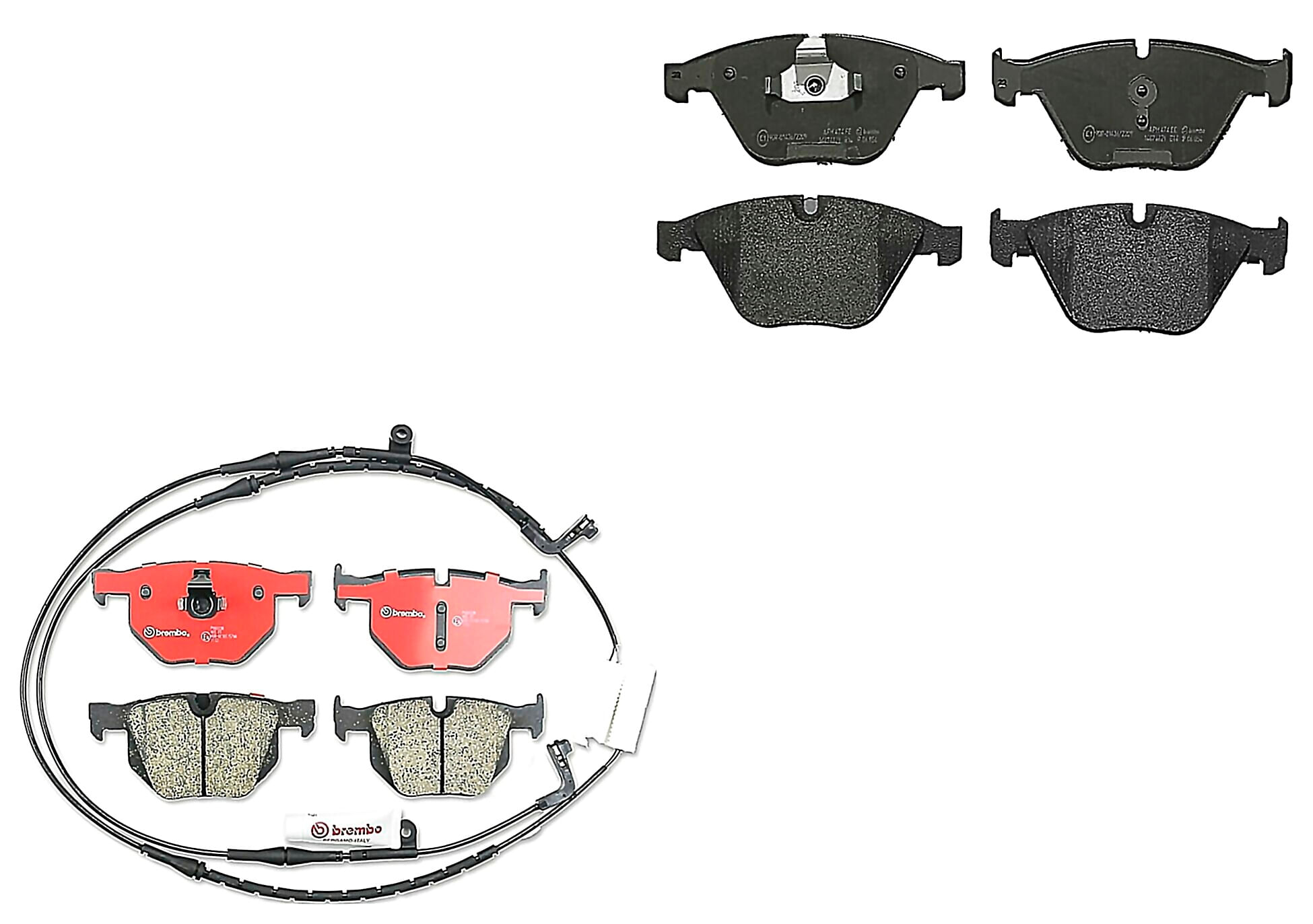 Kit De Balatas Bajos Metales Delanteras y Traseras