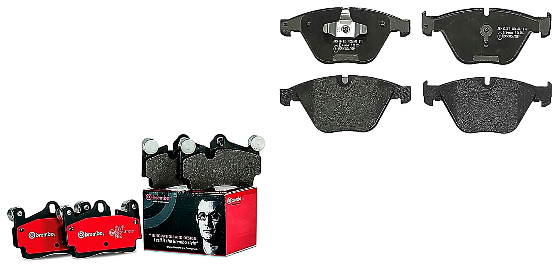 Kit De Balatas Bajos Metales Delanteras y Traseras
