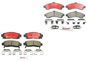 Kit De Balatas Bajos Metales Delanteras y Traseras