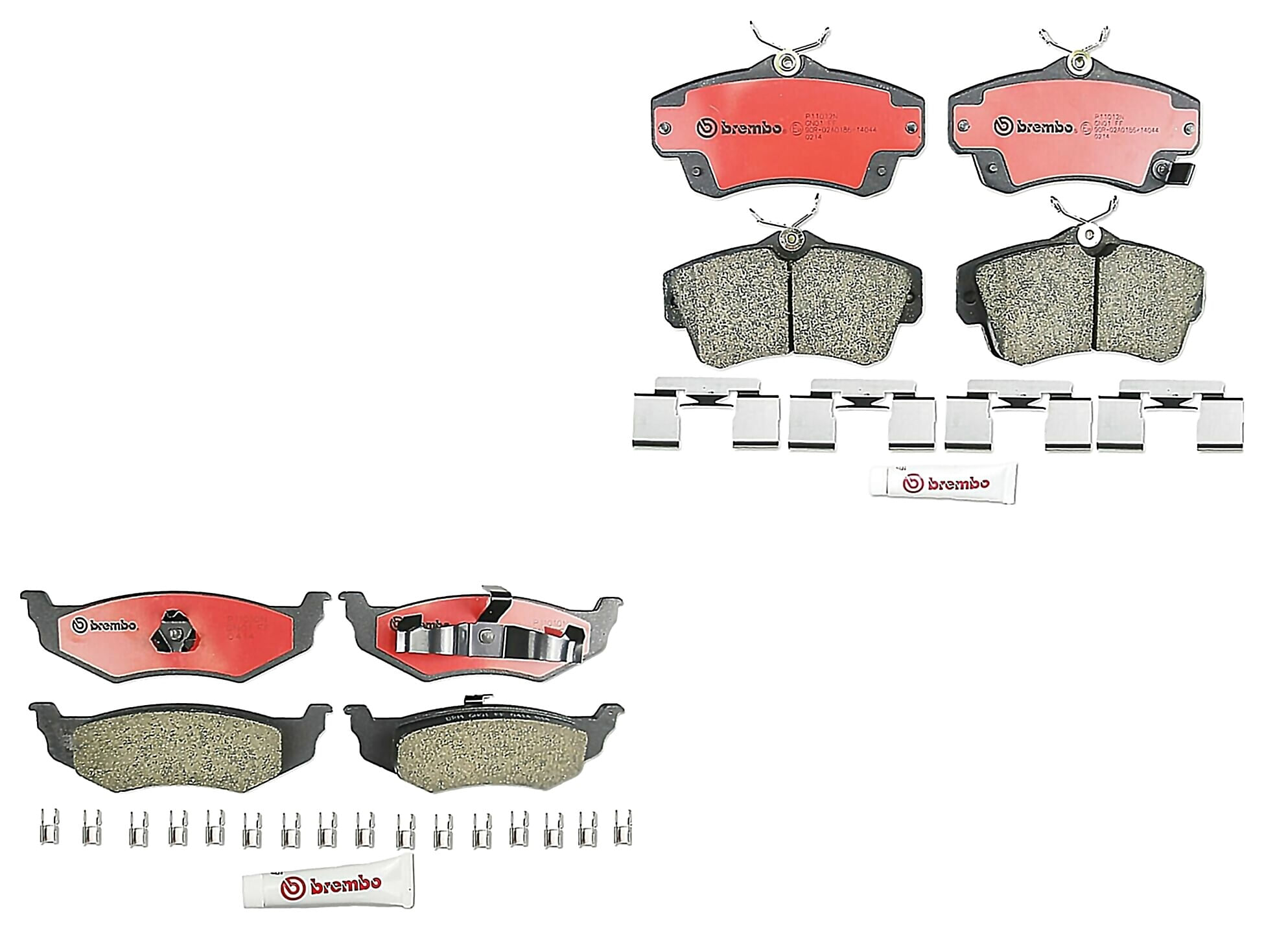 Kit De Balatas Bajos Metales Delanteras y Traseras