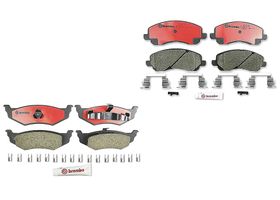 Kit De Balatas Bajos Metales Delanteras y Traseras