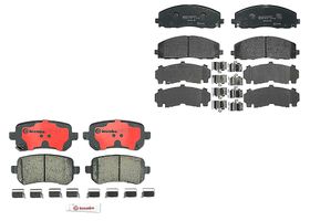 Kit De Balatas Bajos Metales Delanteras y Traseras