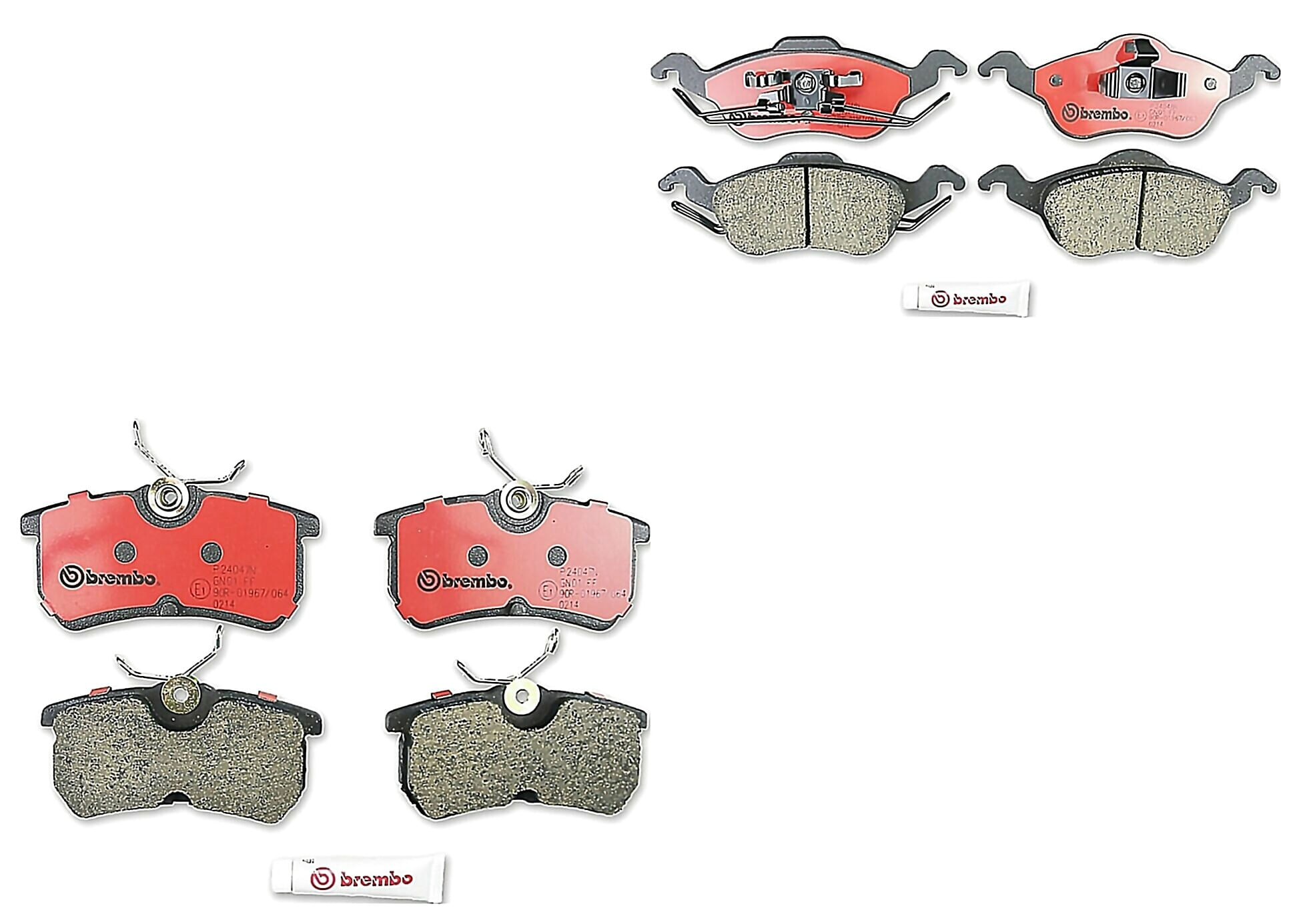 Kit De Balatas Bajos Metales Delanteras y Traseras