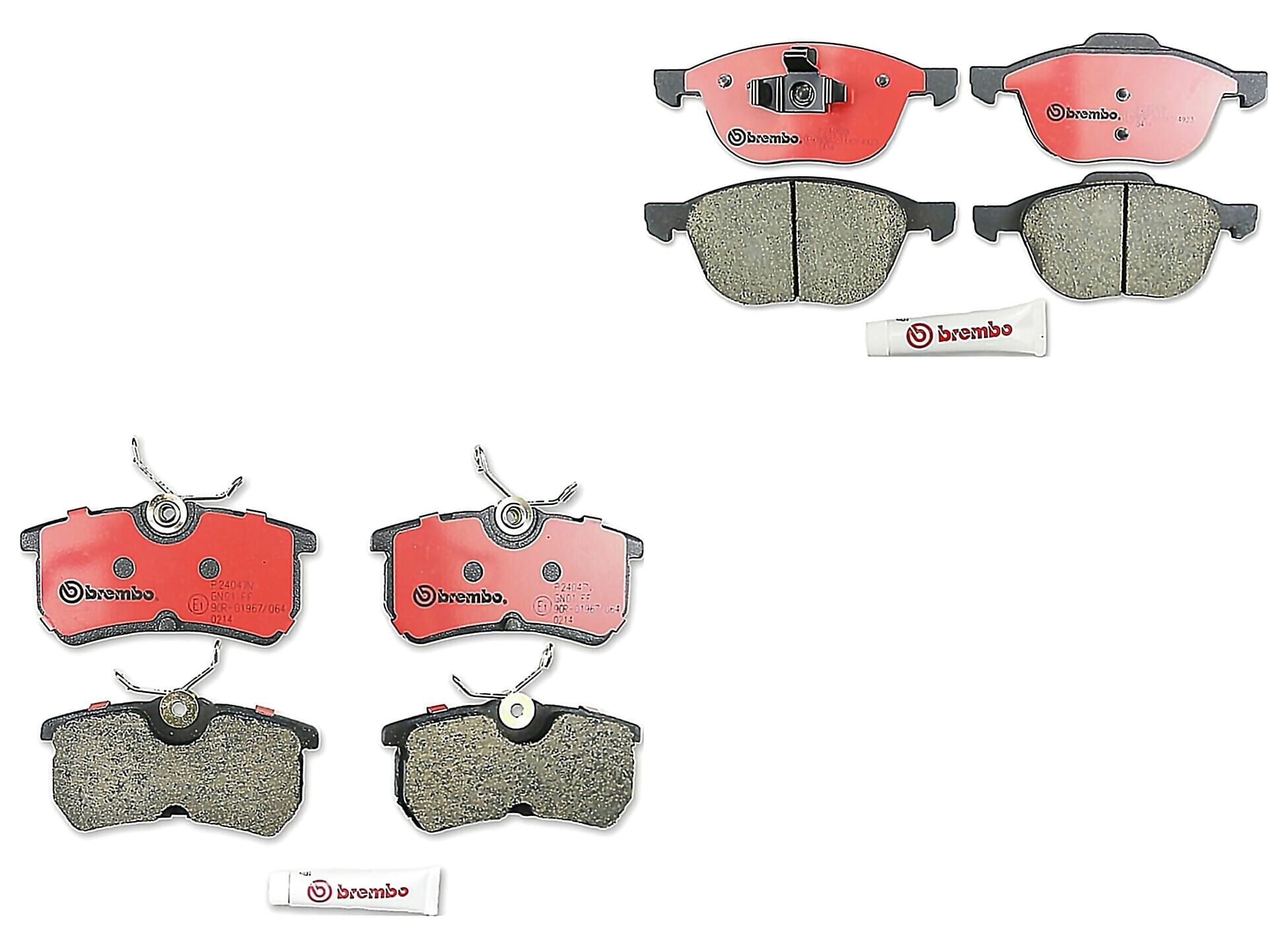 Kit De Balatas Bajos Metales Delanteras y Traseras