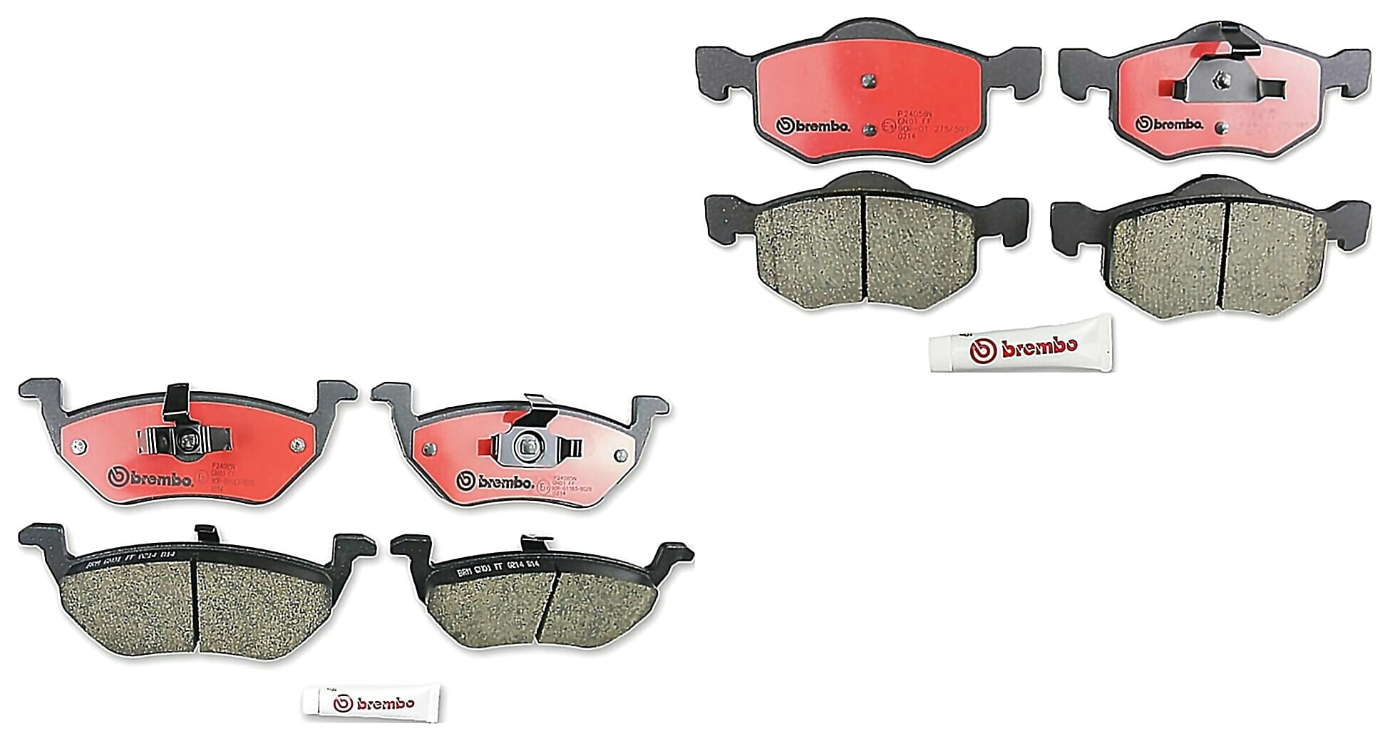 Kit De Balatas Bajos Metales Delanteras y Traseras