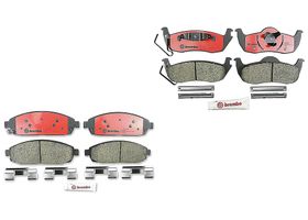 Kit De Balatas Bajos Metales Delanteras y Traseras