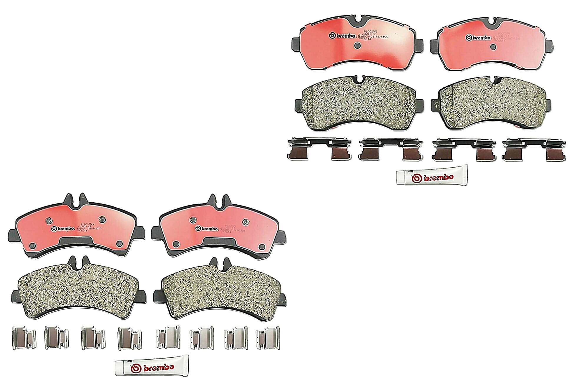 Kit De Balatas Bajos Metales Delanteras y Traseras