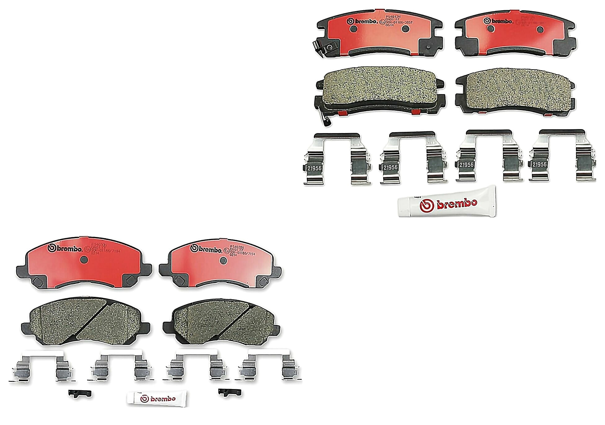 Kit De Balatas Bajos Metales Delanteras y Traseras