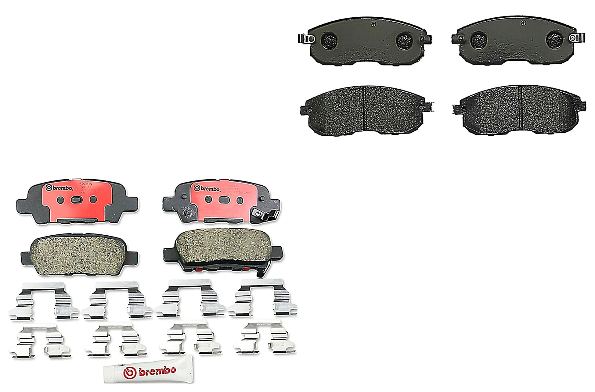 Kit De Balatas Bajos Metales Delanteras y Traseras