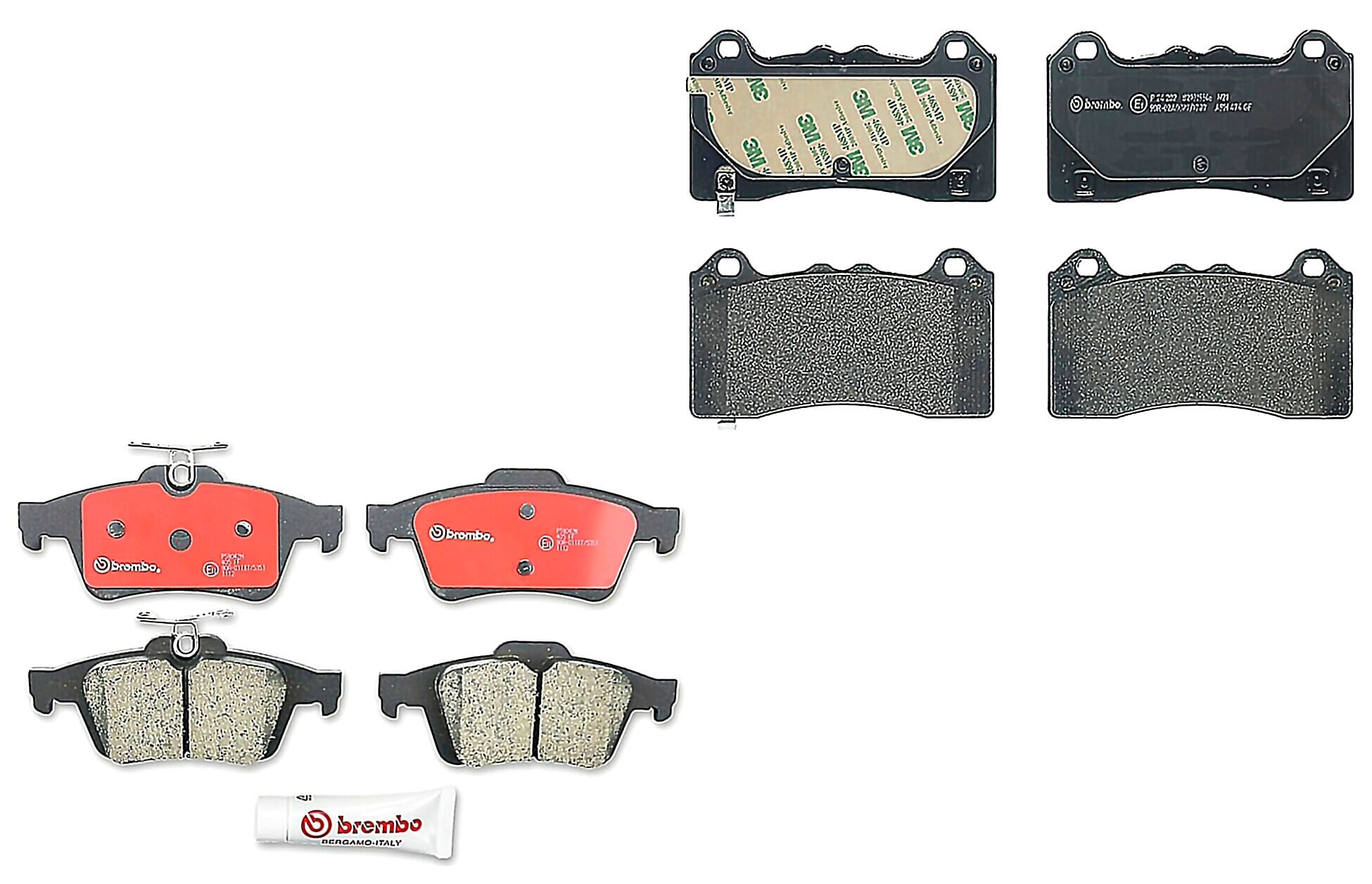 Kit De Balatas Bajos Metales Delanteras y Traseras
