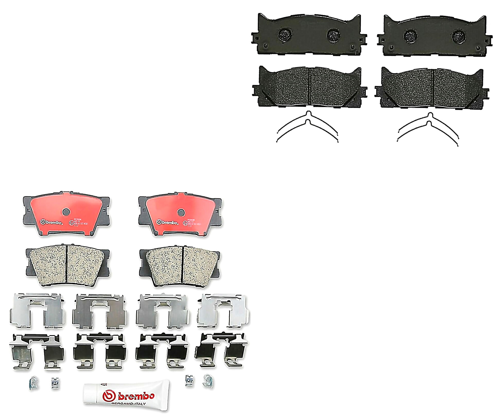 Kit De Balatas Bajos Metales Delanteras y Traseras