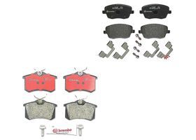 Kit De Balatas Bajos Metales Delanteras y Traseras