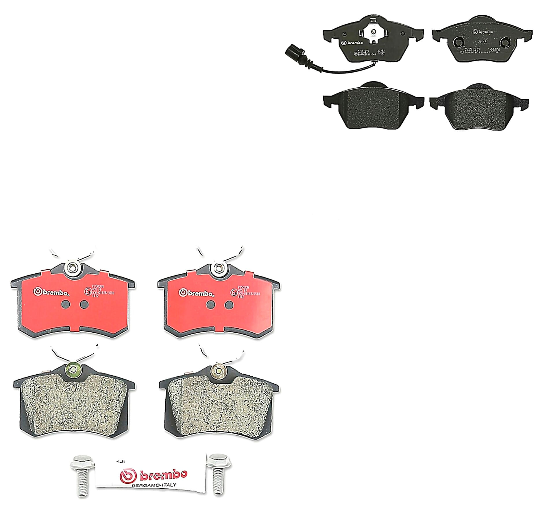 Kit De Balatas Bajos Metales Delanteras y Traseras