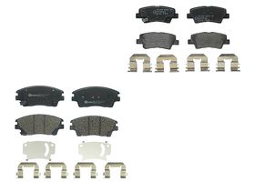 Kit De Balatas Bajos Metales Delanteras y Traseras