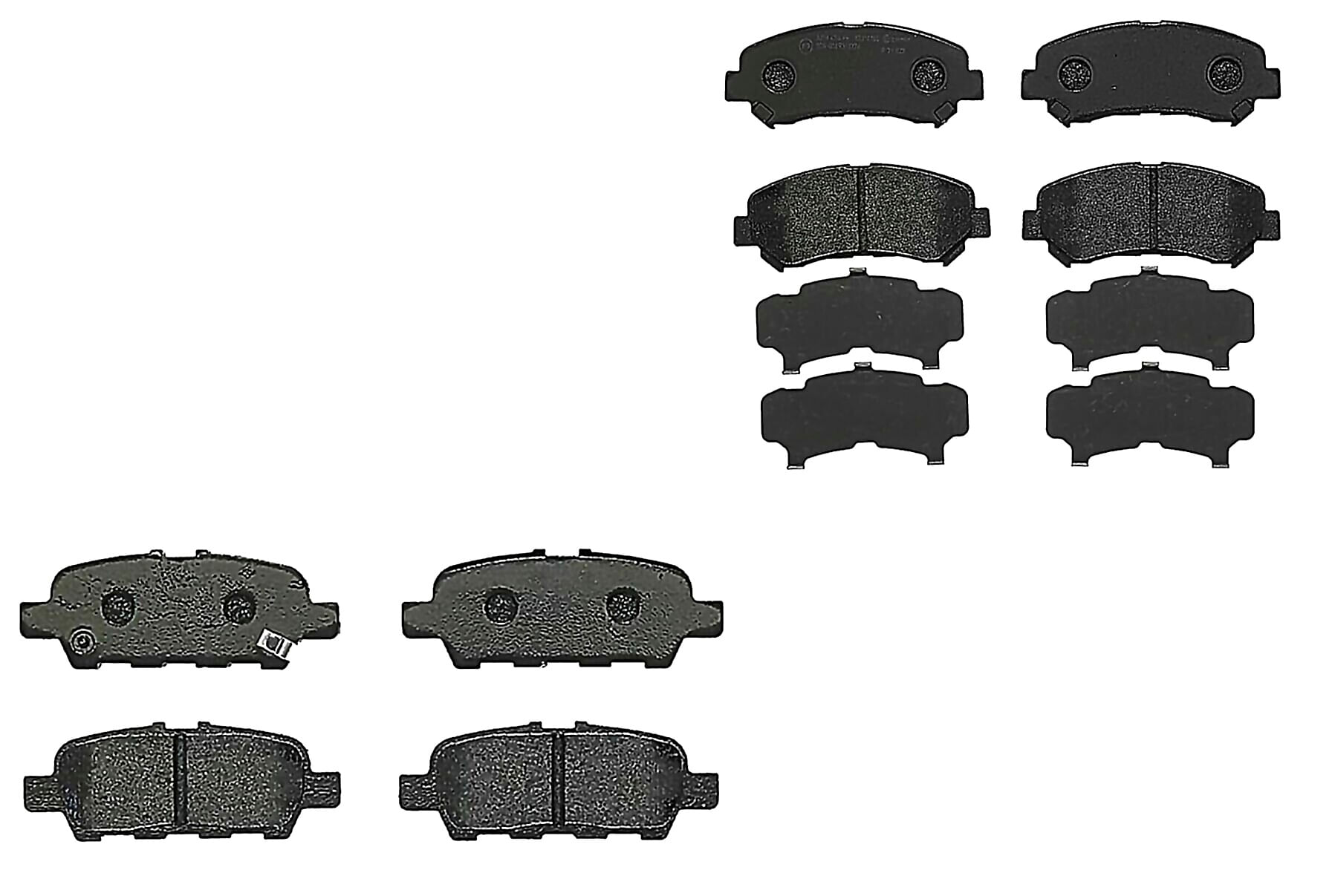 Kit De Balatas Bajos Metales Delanteras y Traseras
