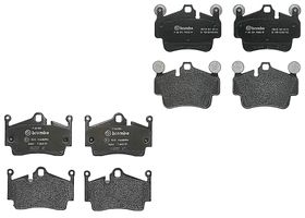 Kit De Balatas Bajos Metales Delanteras y Traseras