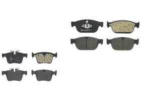 Kit De Balatas Bajos Metales Delanteras y Traseras