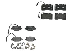 Kit De Balatas Bajos Metales Delanteras y Traseras
