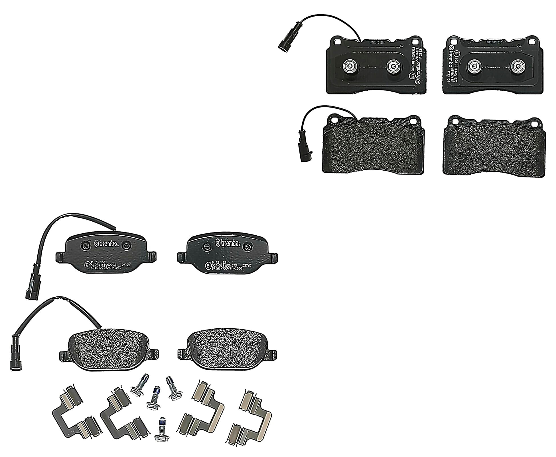 Kit De Balatas Bajos Metales Delanteras y Traseras