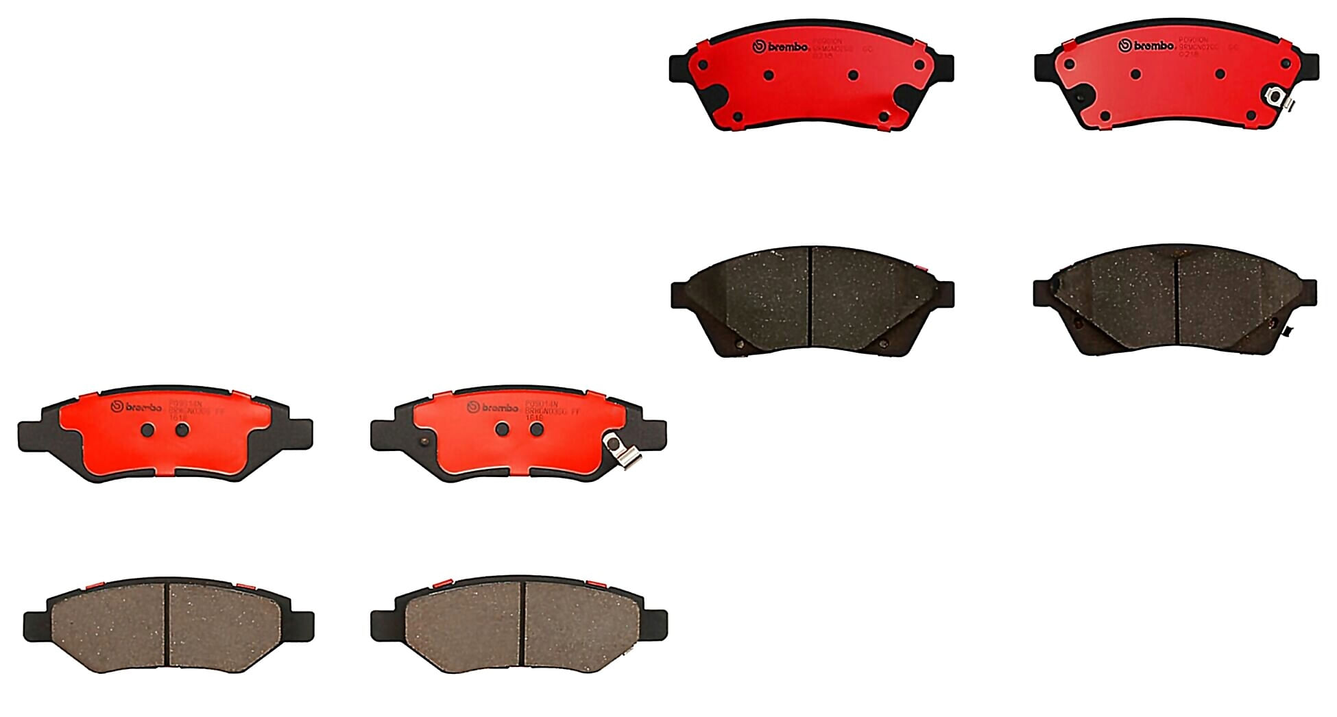Kit De Balatas Ceramicas Delanteras y Traseras
