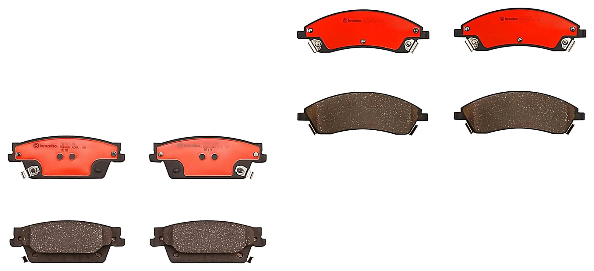 Kit De Balatas Ceramicas Delanteras y Traseras