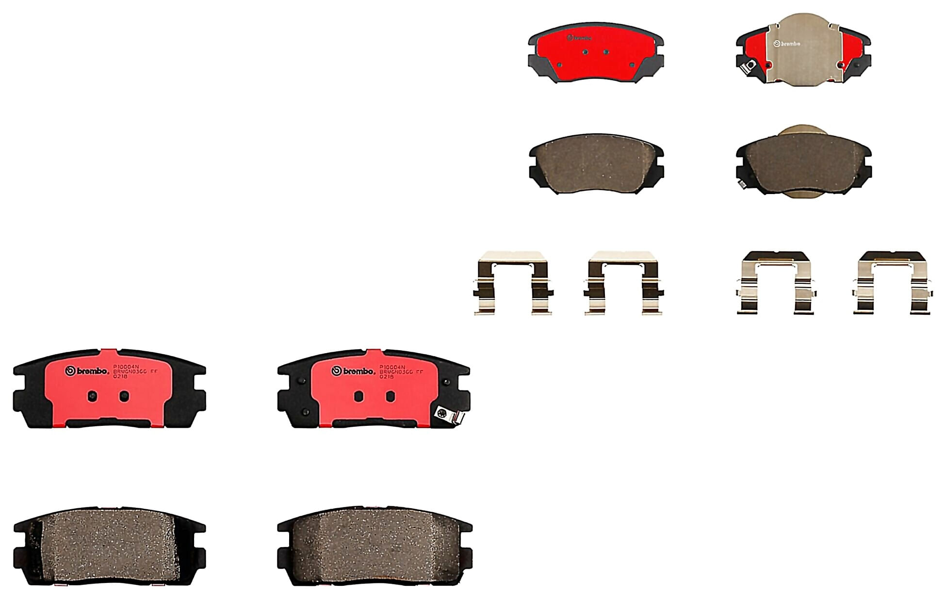 Kit De Balatas Ceramicas Delanteras y Traseras