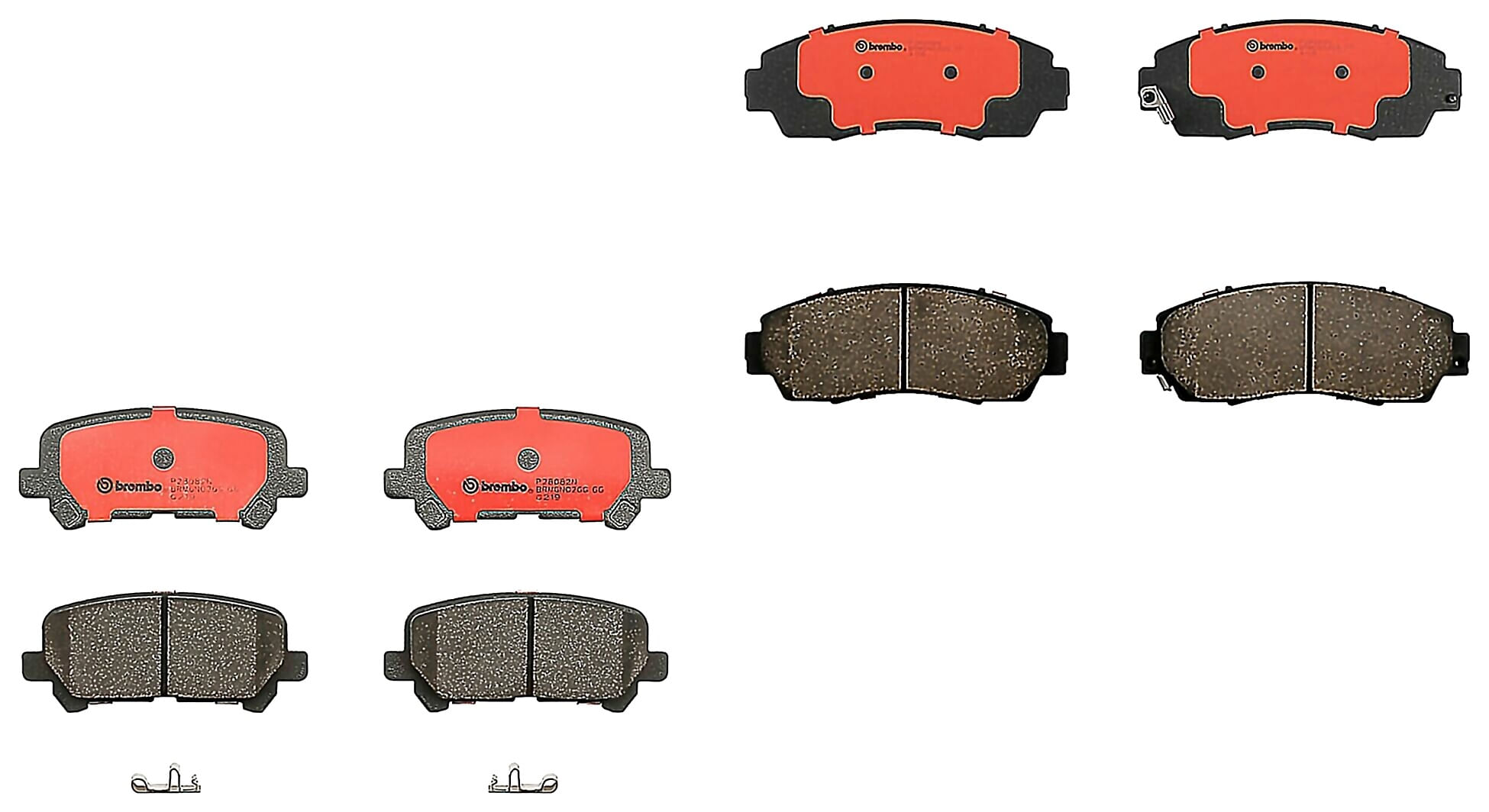Kit De Balatas Ceramicas Delanteras y Traseras